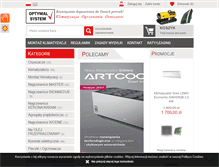 Tablet Screenshot of optymalsystem.pl